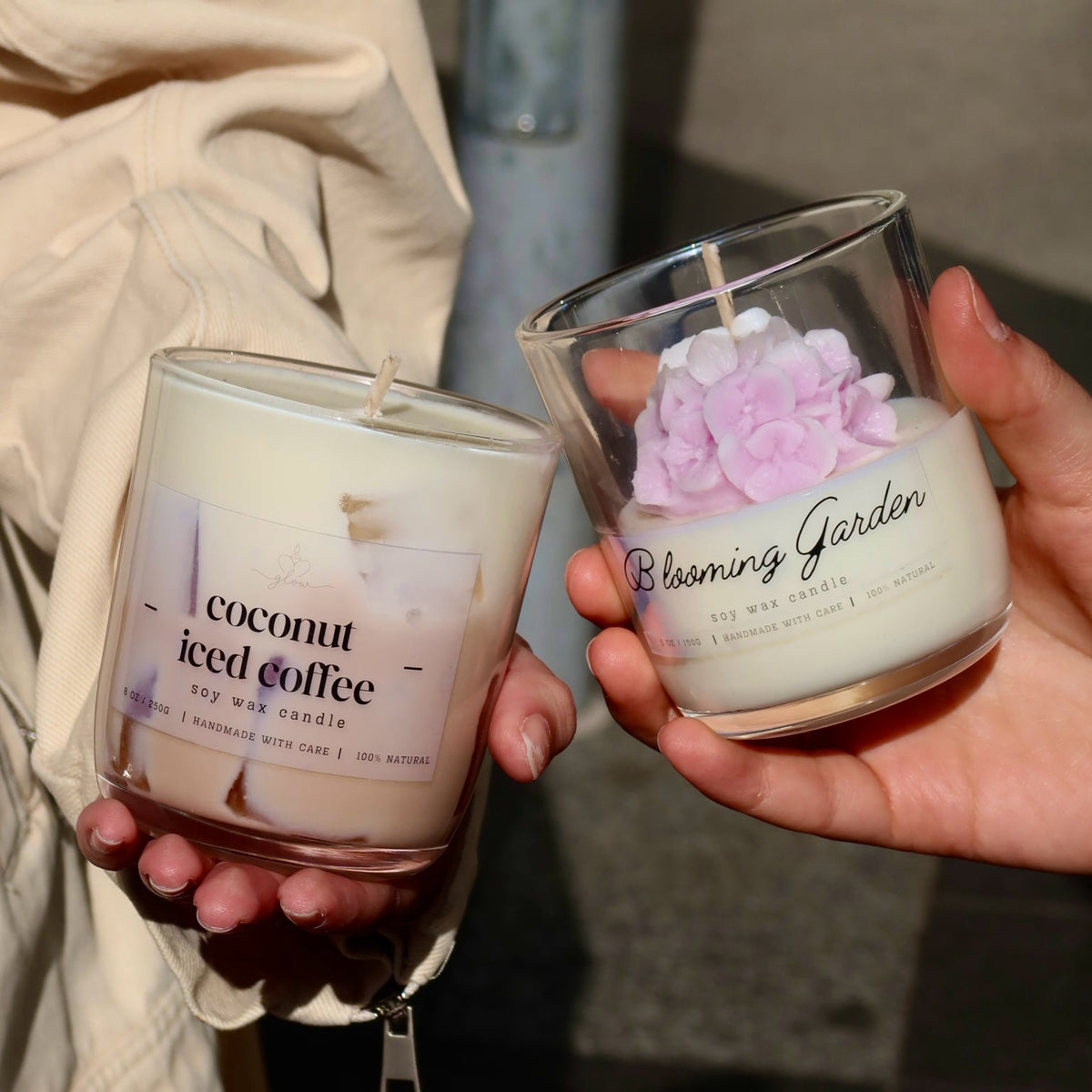 Coconut Iced Coffee - 250gr Soy & Gel Wax Scented Candle